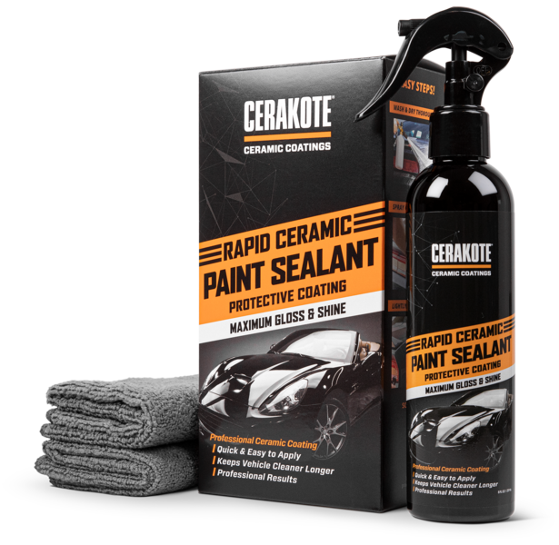 CERAKOTE® Rapid Ceramic Paint Sealant – 32 oz. Bulk Pack - Maximum Gloss &  Shine – Extremely Hydrophobic – Unmatched Slickness - Pro Results
