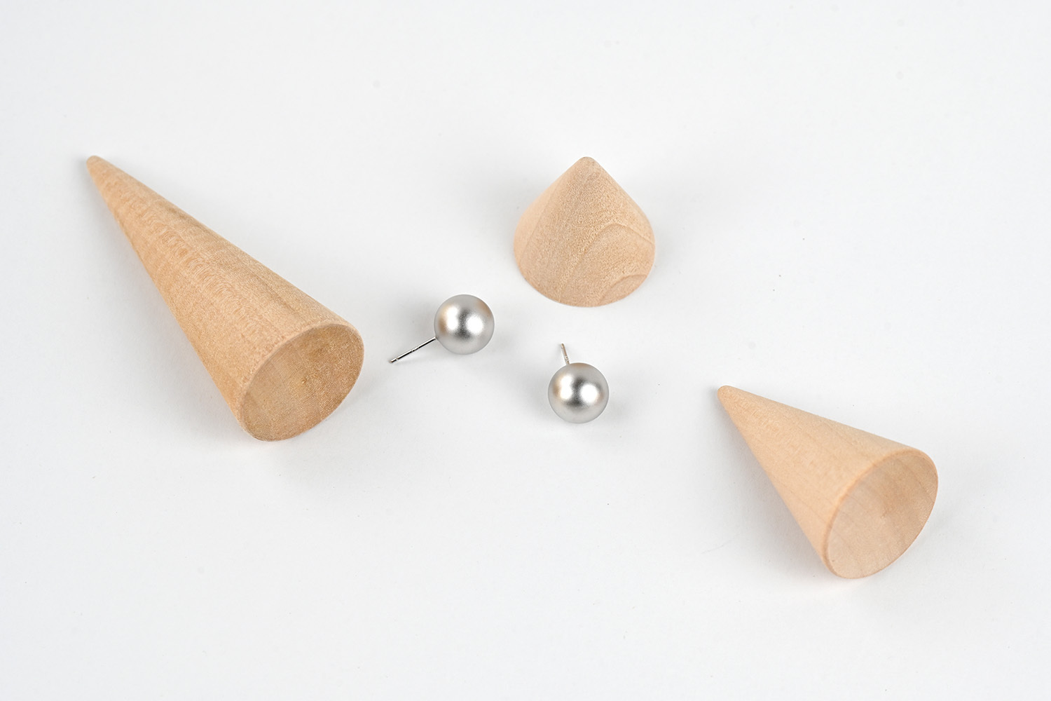 Lampades Jewelry | southern breath series, Office Haiku series, Mute Button Earrings
