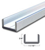 Aluminum Shallow U-Channel