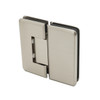 Brushed Nickel Cambridge 180 Degree Glass To Glass Shower Door Hinge