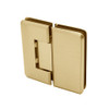 Satin Brass Cambridge 180 Degree Glass To Glass Shower Door Hinge