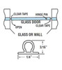 Clear Vinyl Bulb Shower Door Seal - 98" Long