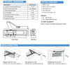 IDC 4400 Series (44CI) Grade 1 Surface Mount Door Closer (Cushion Arm)