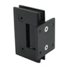 Matte Black American Classic Wall Mount Short Back Plate Shower Door Hinge