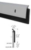 Pemko 315CN36 Clear Anodized Aluminum with 7/16" Neoprene Door Sweep 36