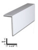 1-1/2" x 3/4" White Vinyl "L" Trim - 83-7/8" Long