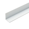 3/4" x 3/4" x 3/64" Aluminum Angle Bright White Powder Coat Finish 95"