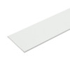 1-3/4" X 1/16" Aluminum Flat Bar White Finish with Tape 47-7/8"