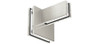 Glass Sidelite Fin Patch (PFS-81) Satin Stainless Steel