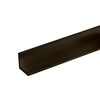 3/4" x 3/4" Angle Black Anodized Aluminum ( 1/8" Wall Thickness)  95"