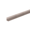 1/2" x 1/2" x 3/64" Aluminum Angle Brushed Nickel Anodized Finish 47"