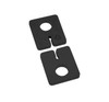 MOD 4200 Rubber Inlays for 1/4" Glass Pack of 8