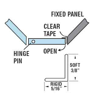 Clear "L" Shower Door Seal 98" Long Wholesale Glass & Supplies