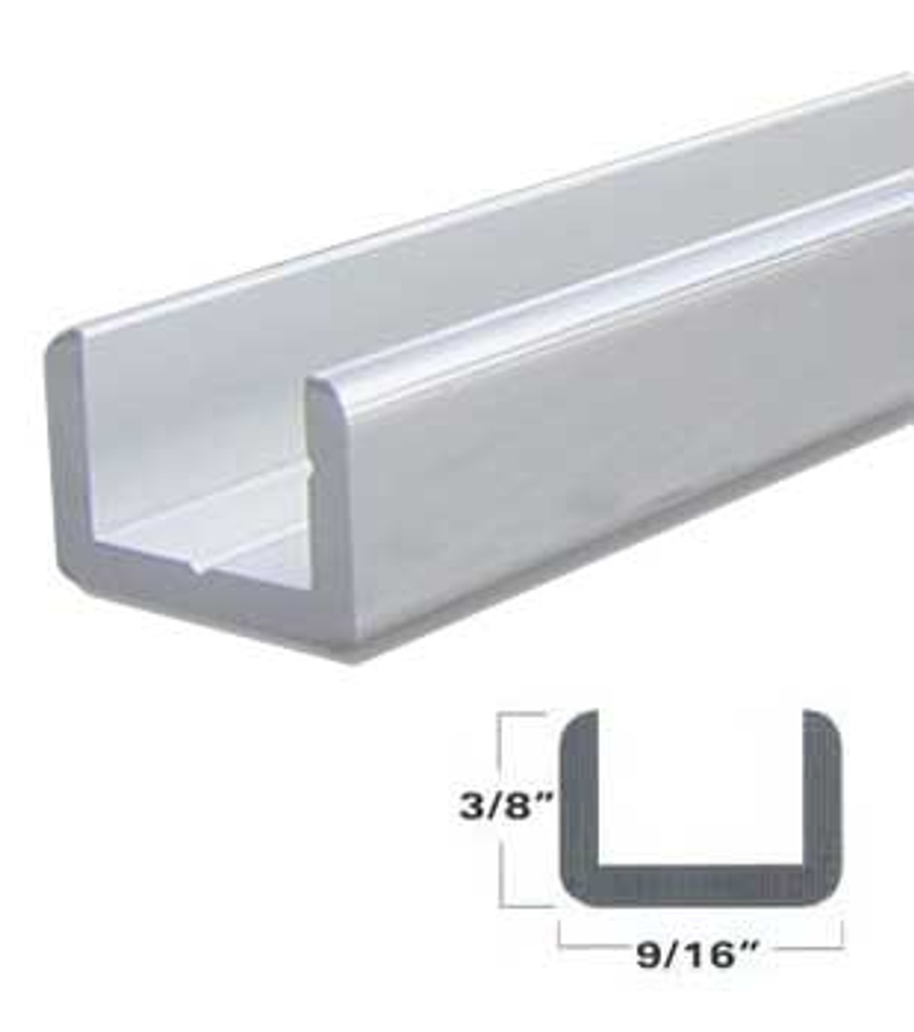 Aluminum Glass U Channels