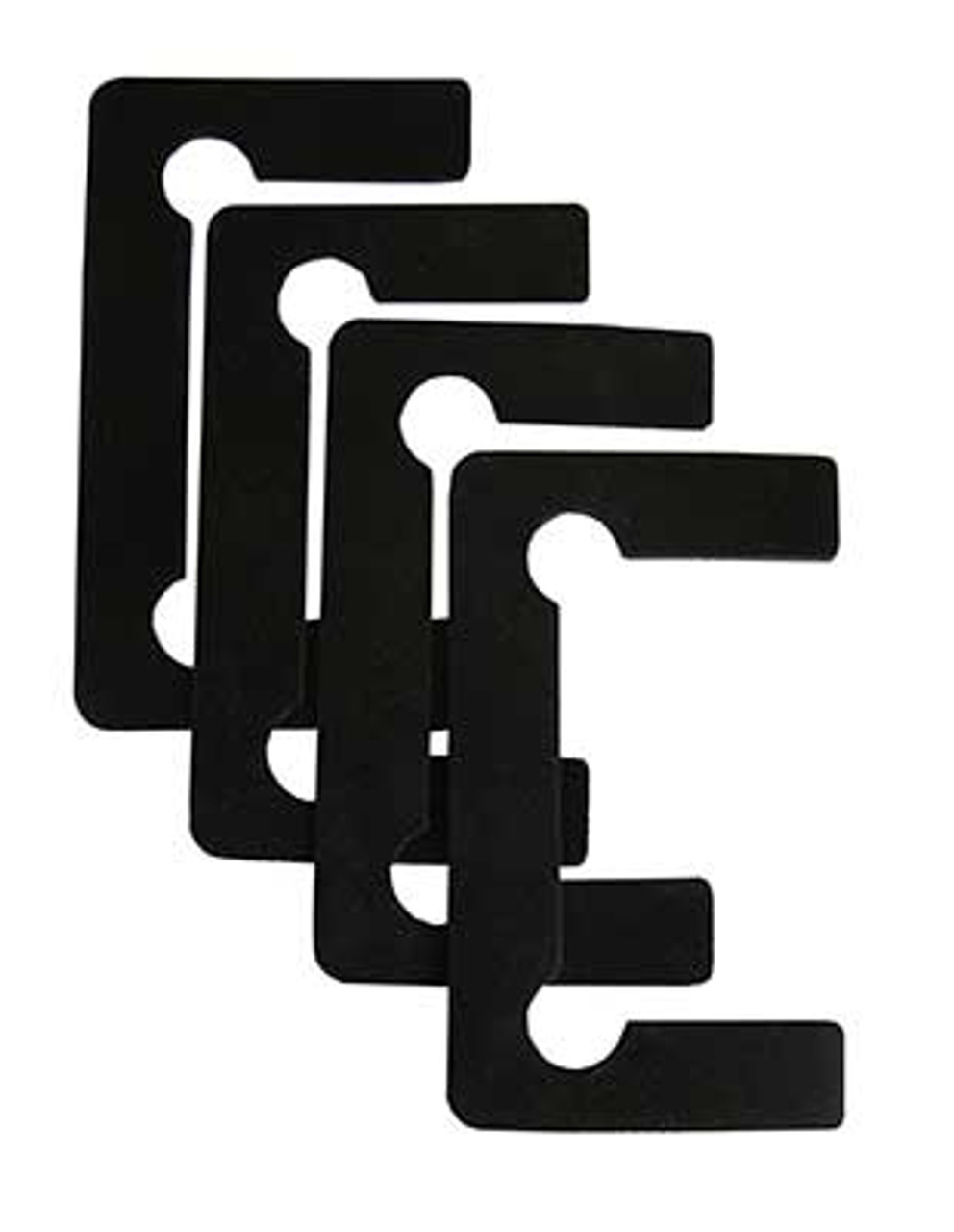 Black Neoprene Standard Size Shower Door Hinge Wholesale Glass & Supplies Replacement Gasket Set
