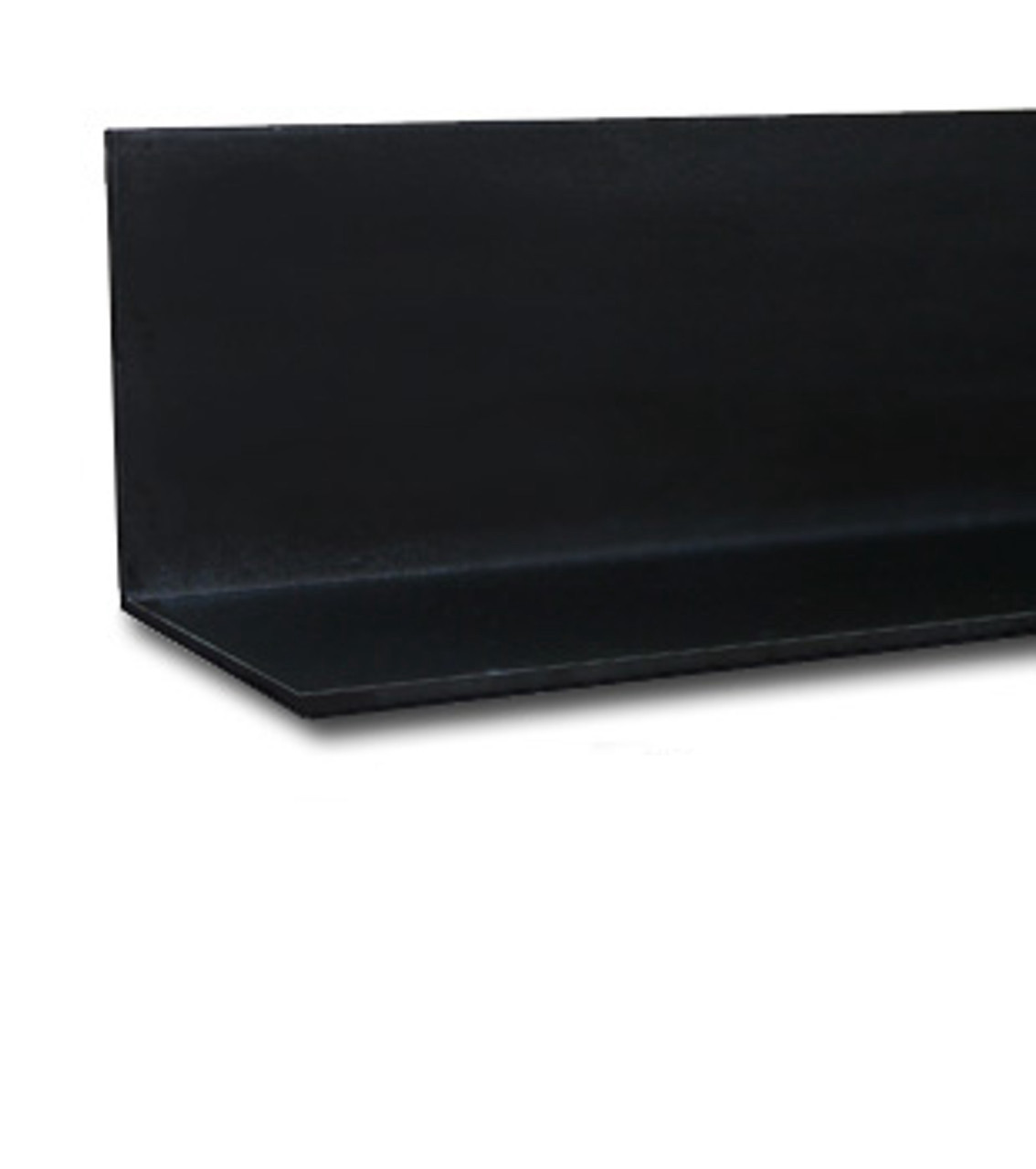 1" x 1" x 1/16" Aluminum Angle Black Anodized Finish 477/8