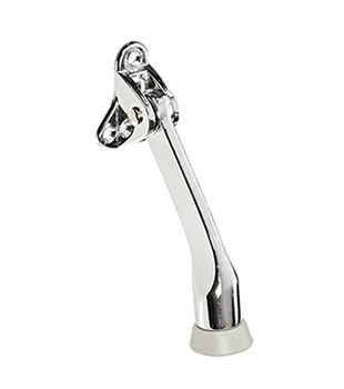 Rockwood 4" Kick Down Door Holder Chrome Finish