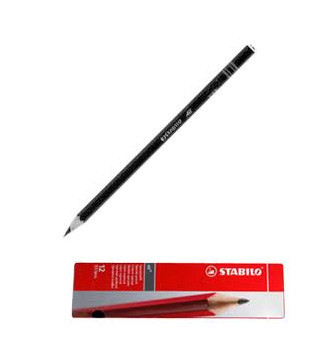 Stabilo All 8046 Black Glass Marking Pencil Wholesale Glass & Supplies