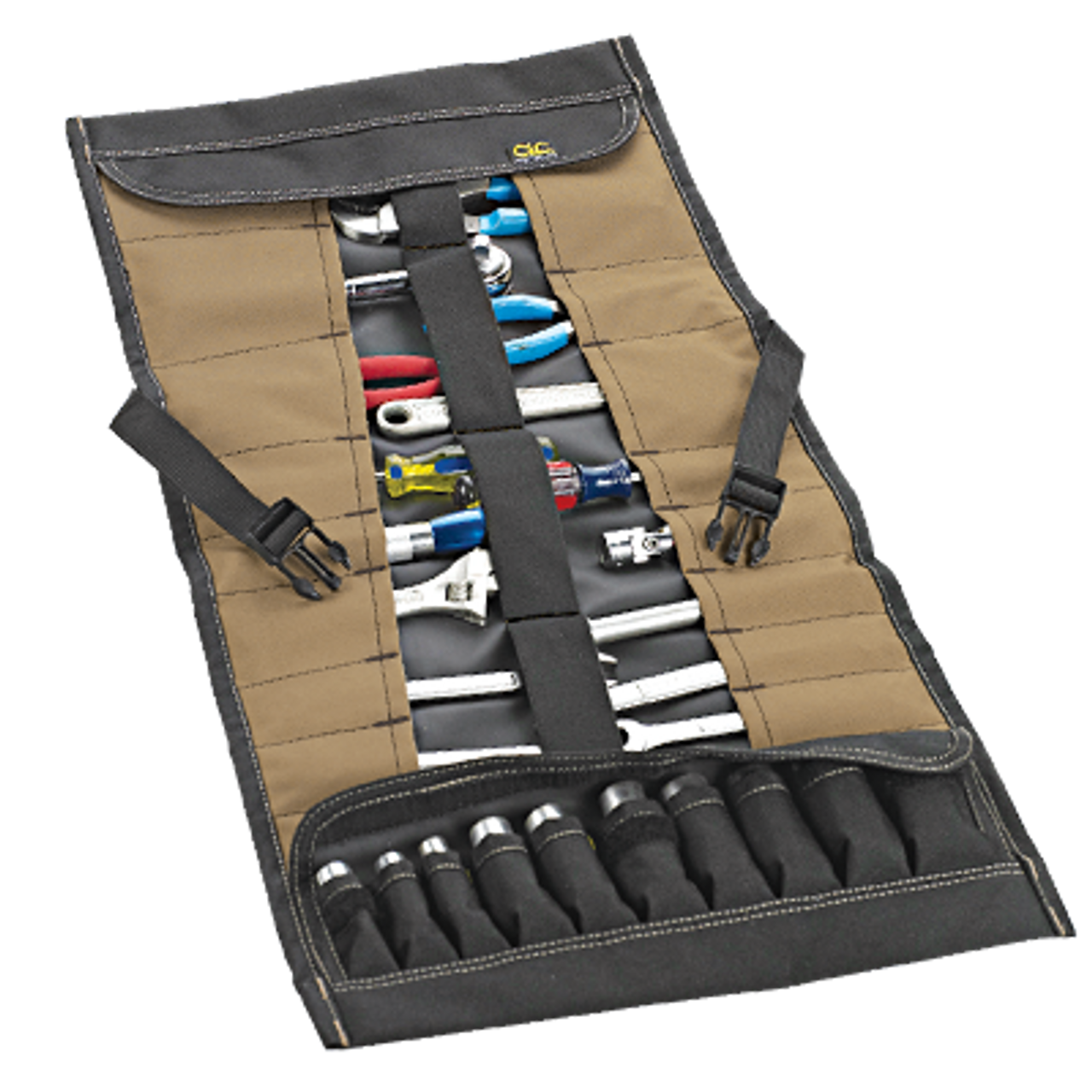 32 Pocket Socket/Tool Roll Pouch Wholesale Glass & Supplies