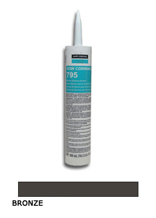 Dow Corning 795 Silicone Glass Glazing Sealant Bronze