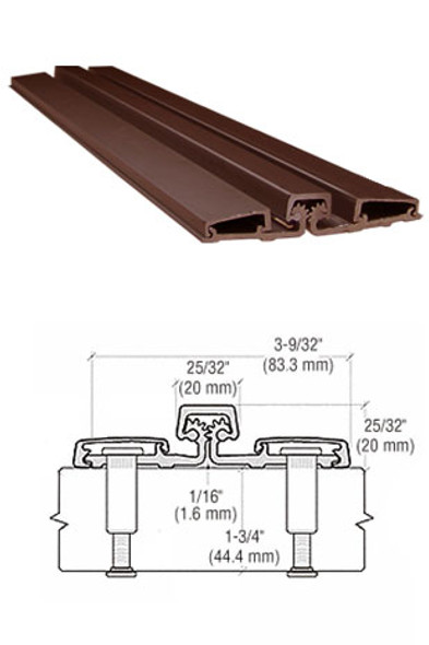 Aluminum Geared Continuous Hinge Full Surface Bronze Finish Specs