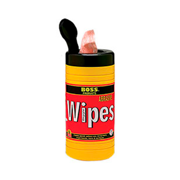 Boss 893 Dual Sided Abrasives Wipes