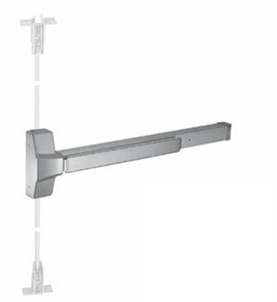 Door Closers 8850F-36 ANSI Grade 1 Fire Rated Commercial Concealed Vertical Rod Panic Exit Door Hardware.