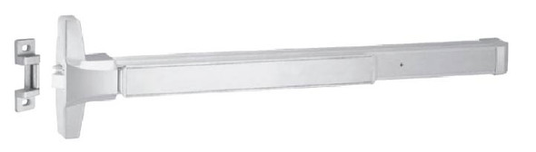 8710S Grade 1 Narrow Stile Push Bar Rim Panic Exit Device US10B Finish 36"