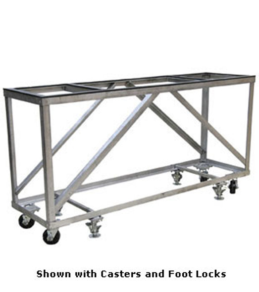 Groves (HDT84M) Heavy Duty Fabrication Table with Casters and Foot Locks