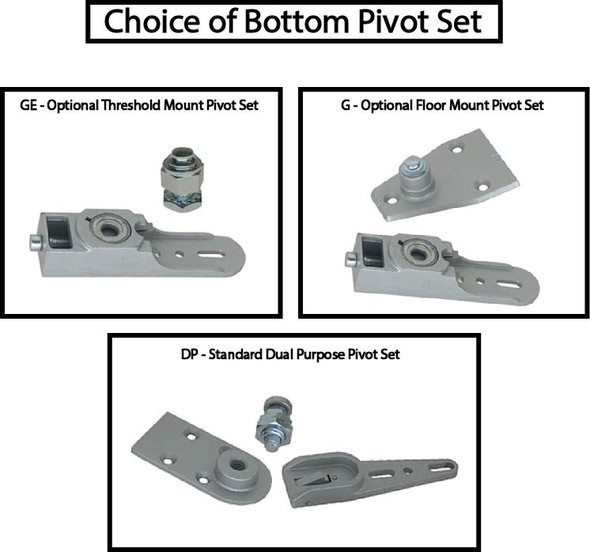 IDC D221 Light Spring Concealed Overhead Closer (Kit) Side Arm - 105 NHO