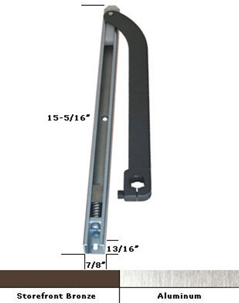 International Concealed Overhead Closer JO Type Offset Arm Assembly