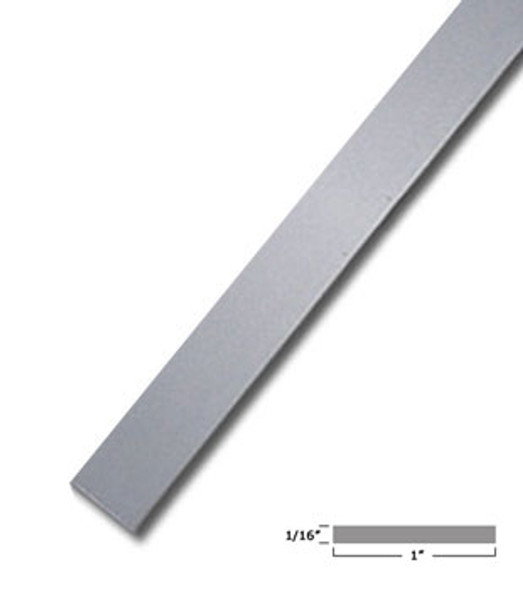 1"X1/16" Aluminum Flat Bar Satin Finish