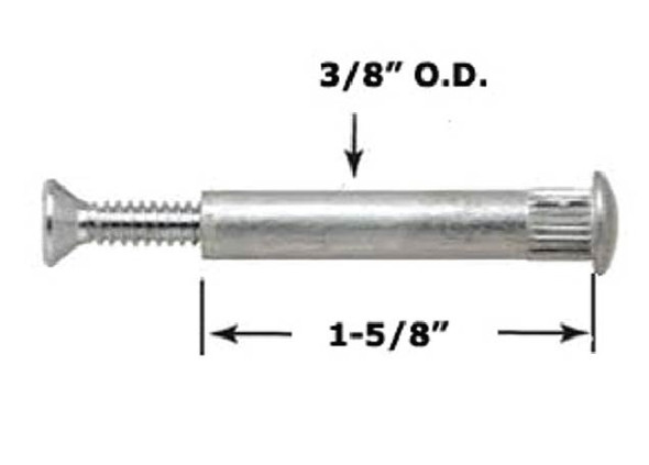 Sex Bolt for Push Bar Mounting to 1-3/4" Thick Doors 18-SN