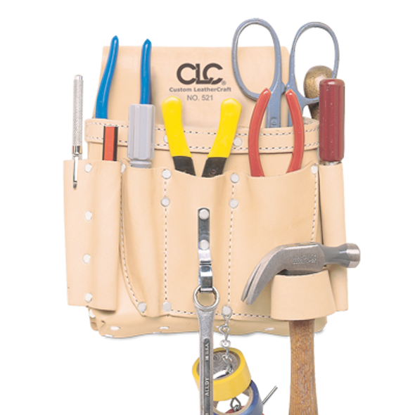 8 Pocket Heavy-Duty Electrician's Tool Pouch 8-1/2"