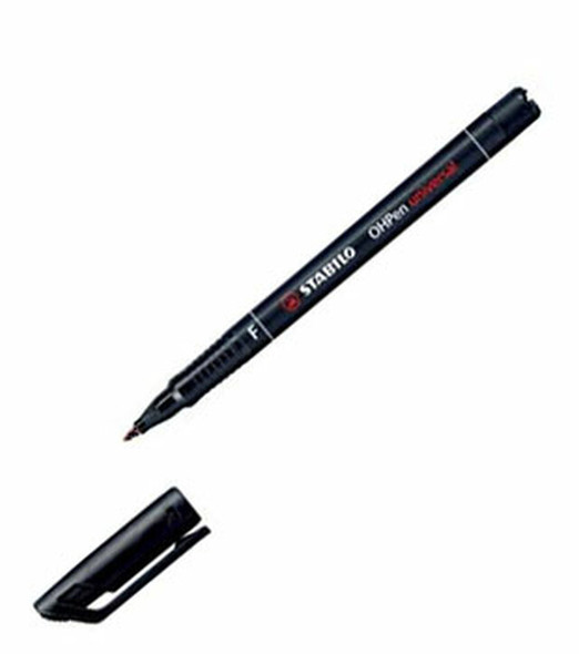 Stabilo Black Felt Glass Marking Pen .4mm Fine Tip