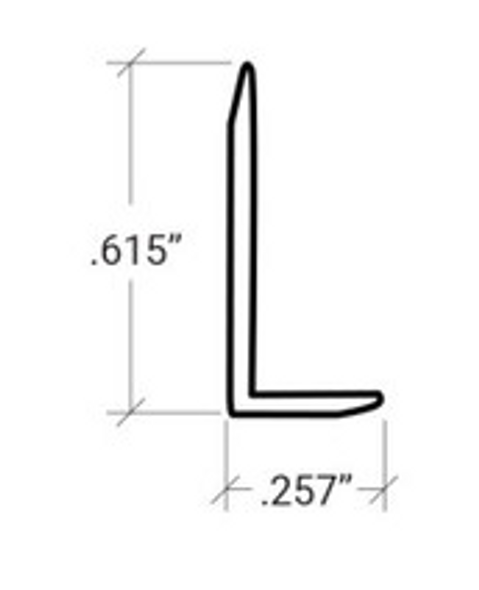 Satin Aluminum "L" Angle