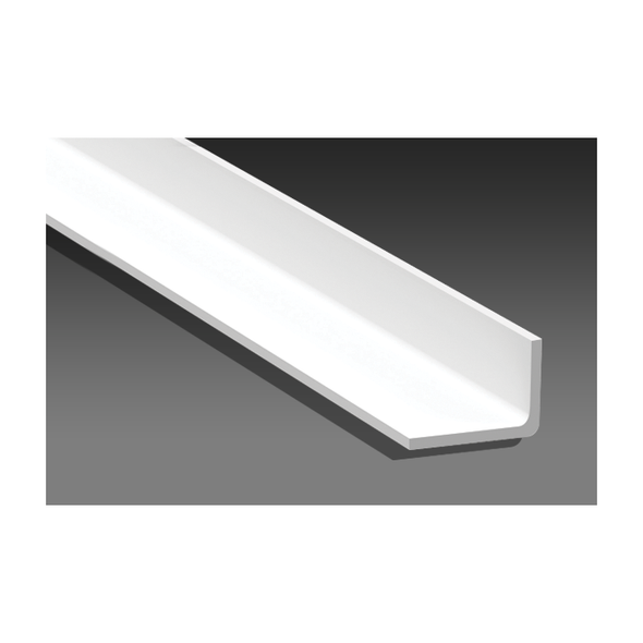 Vinyl 1/2" X 3/4" L-Shape Trim  - White