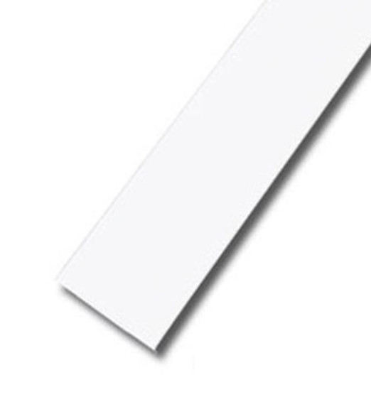 2-1/4" X 1/16" Aluminum Flat Bar White Finish 95" Long