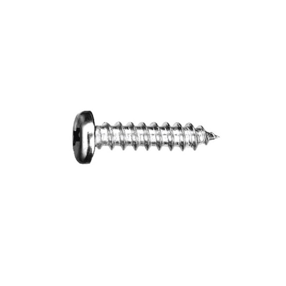 #8 x 3/4" Phillips Pan Head Marine Grade 316 Stainless Steel Screw - 500 Pack