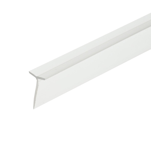 Clear "T" Wipe Shower Door Seal With Tape - 95" Long