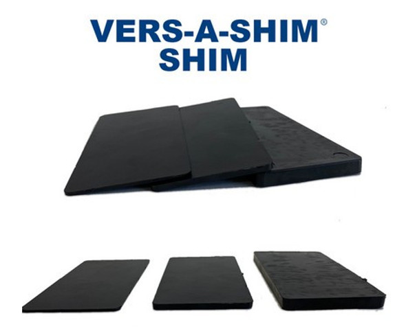 1/4" x  2" x  4" Vers-A-Shim Plastic Bearing Shims Case of 500