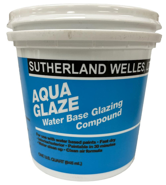 Aqua Glaze Fast Dry Water Base Glazing Compound - Quart Case of 6