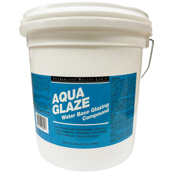 Aqua Glaze Fast Dry Water Base Glazing Compound - 1 Gallon Case of  2