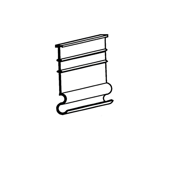 Vinyl Screen Pull Tabs Black