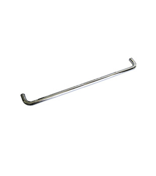 Chrome 24" Single Mount Tubular Shower Door Towel Bar