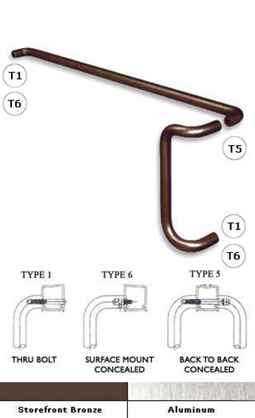 Double Bend Push Bar