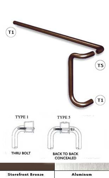 Single Bend Push Bar