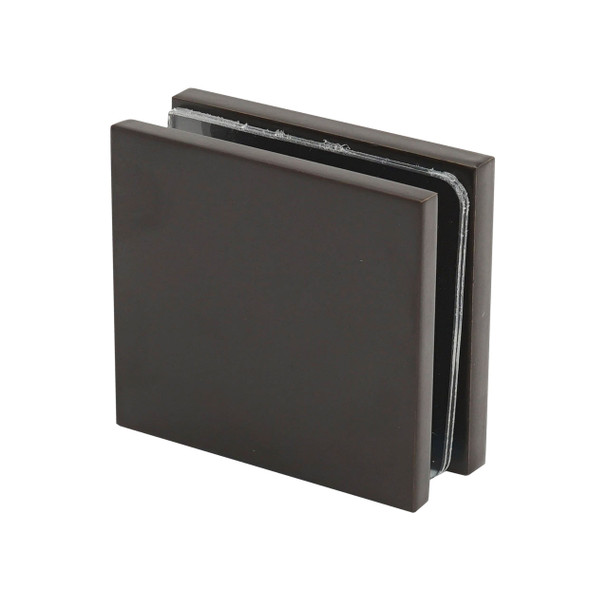 Oil Rubbed Bronze Plaza Wall Or Curb Mount Frameless Shower Glass Clip