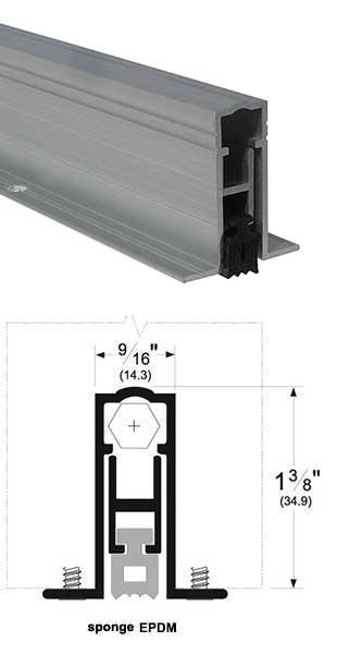 Pemko 411ARL36 Automatic Door Bottom 9/16