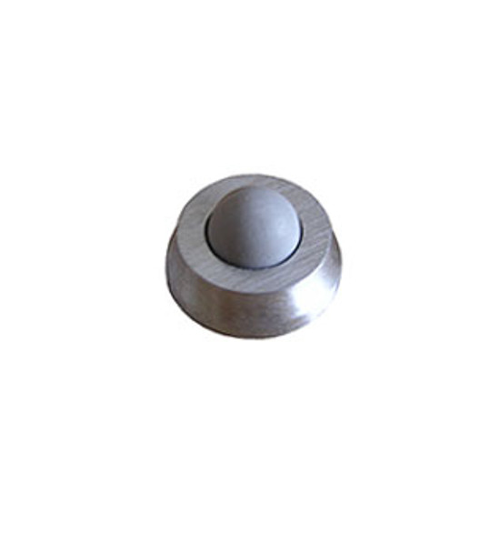 Rockwood 1" Diameter Convex Solid Cast Wall Stop Satin Finish